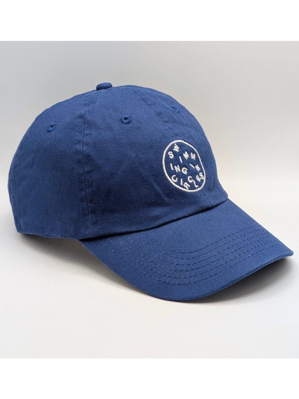 Mac Miller Swimming In Circles Hat Blue Adjustable Strap Back Unisex Rap Hip Hop
